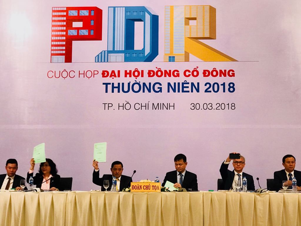 ĐHCĐ Phát Đạt: Năm 2018 đặt mục tiêu tổng doanh thu 2.000 tỷ, lấn sân đầu tư BĐS nghỉ dưỡng