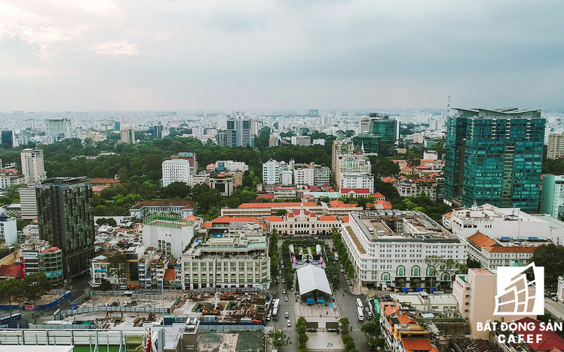 20 khu đất vàng tại trung tâm TP.HCM nhìn từ trên cao, nhiều dự án vẫn đang “án binh bất động”