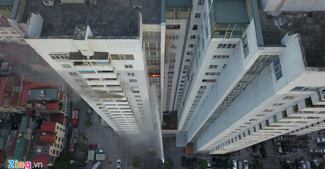 Chung cư Fodacon vừa xảy ra cháy ở Hà Nội từng bị xử phạt về phòng cháy chữa cháy