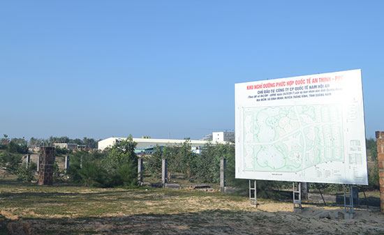 Dự án khu nghỉ dưỡng phức hợp quốc tế An Thịnh: Chờ thực hiện các thủ tục đất đai