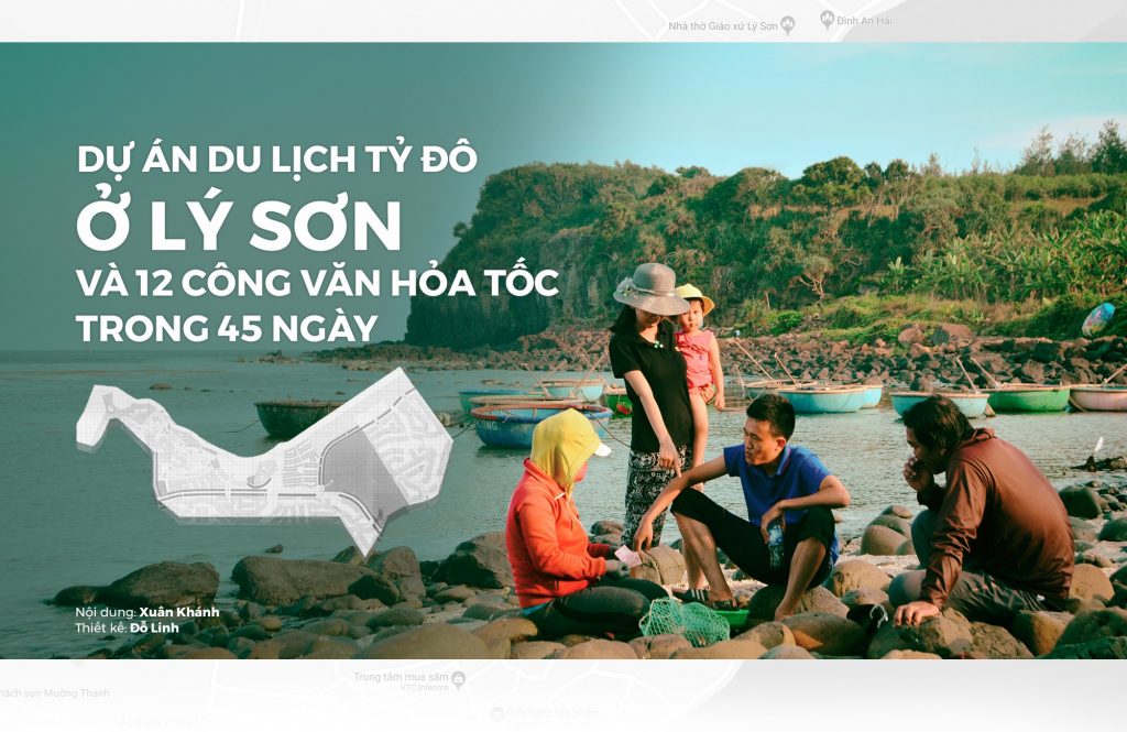Dự án du lịch tỷ đô ở Lý Sơn và 12 công văn hỏa tốc trong 45 ngày qua