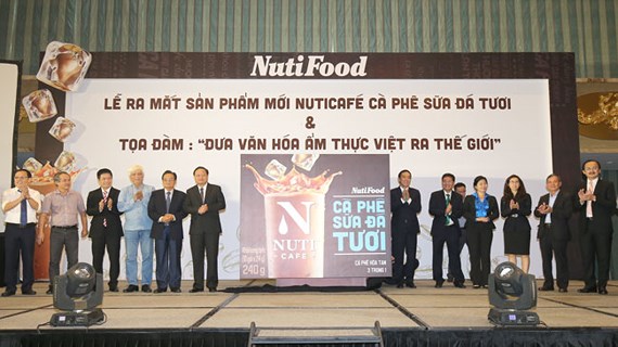 NutiFood quảng bá văn hóa cà phê sữa Việt Nam ra thế giới