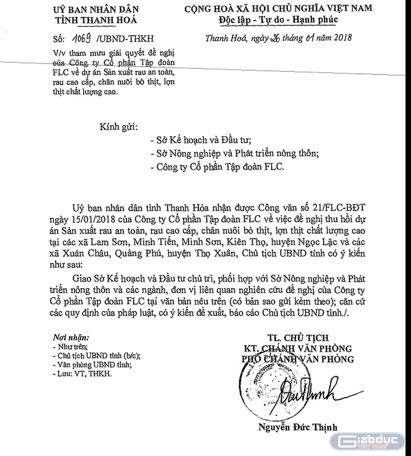 Vừa được chấp thuận đầu tư, FLC bất ngờ trả dự án hơn 2,4 nghìn tỷ đồng