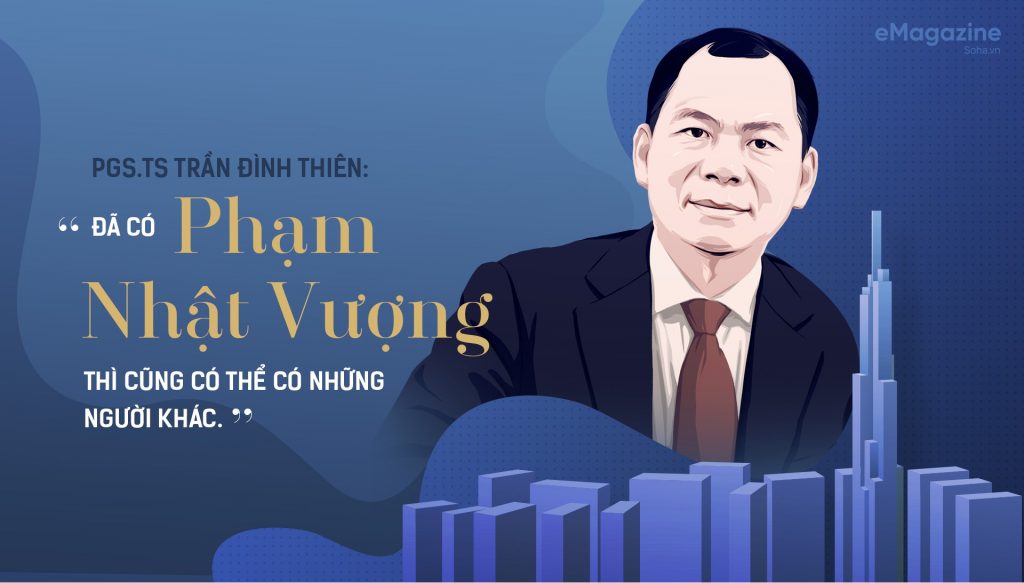 Câu chuyện về tỷ phú Phạm Nhật Vượng và Vingroup được bắt đầu sau khi ông Trần Đình Thiên đưa cho tôi cuốn sách nổi tiếng “30 năm sóng gió” của tác giả Trung Quốc Ngô Hiểu Ba.