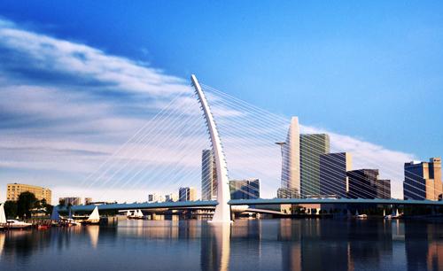 Khởi công ba năm, cầu Thủ Thiêm 2 mới được 16% khối lượng công trình