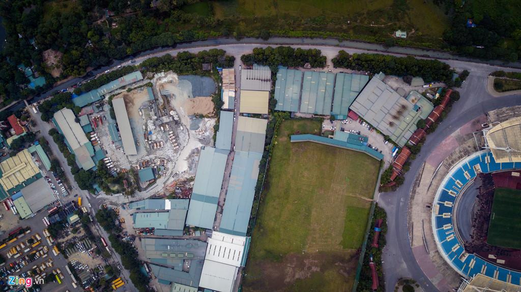 Toàn cảnh đường đua F1 tương lai tại Hà Nội từ trên cao