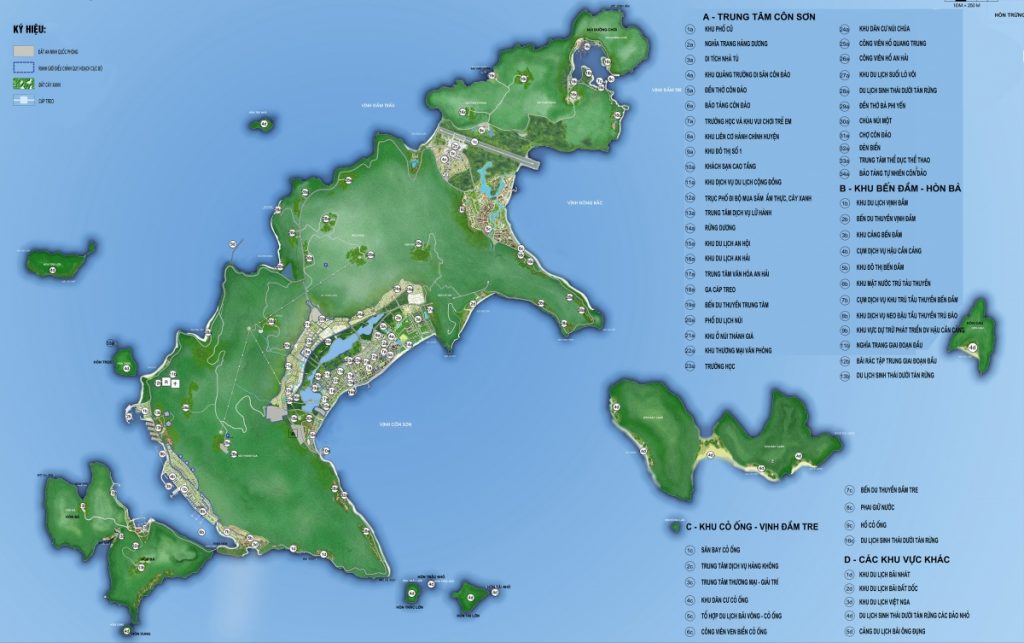 Bà Rịa – Vũng Tàu: Quy hoạch khu đô thị dịch vụ 165 ha ở Côn Đảo