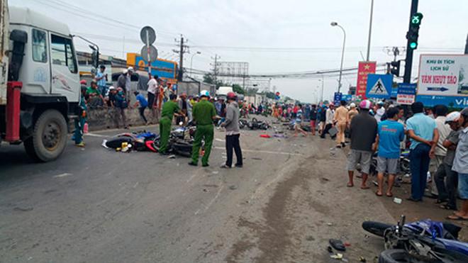 Vụ xe container ‘điên’ tại Long An: Phanh hoạt động bình thường