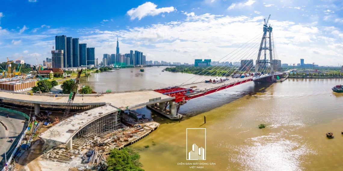 Diễn biến mới nhất tại công trình xây dựng cầu Thủ Thiêm 2