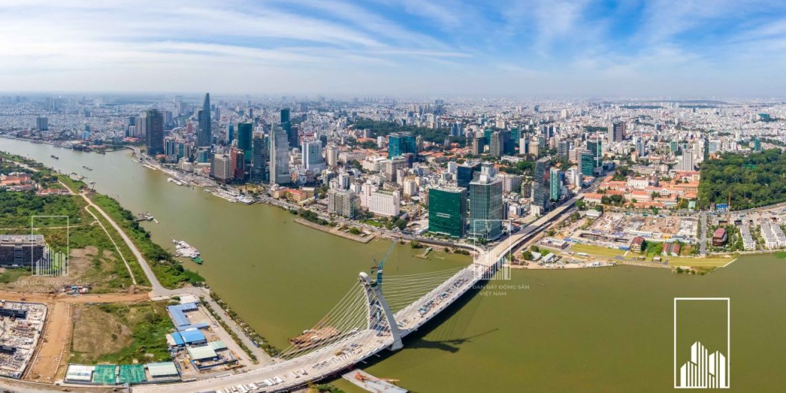 Những hình ảnh mới nhất trên công trường xây dựng Cầu Thủ Thiêm 2: Hứa hẹn hoàn thành toàn bộ kết cấu dầm trước tết Âm lịch 2021