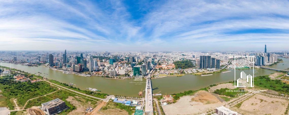 Những hình ảnh mới nhất trên công trường xây dựng Cầu Thủ Thiêm 2: Hứa hẹn hoàn thành toàn bộ kết cấu dầm trước tết Âm lịch 2021