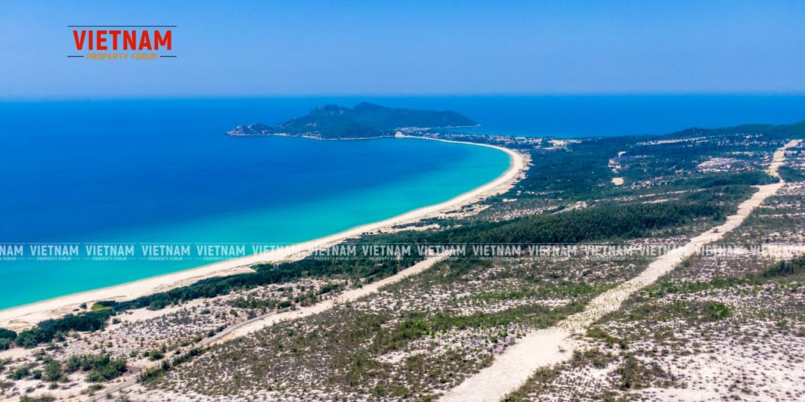 Toàn cảnh khu du lịch 3.900ha ở bãi Từ Nham, vịnh Xuân Đài được Novaland tài trợ quy hoạch
