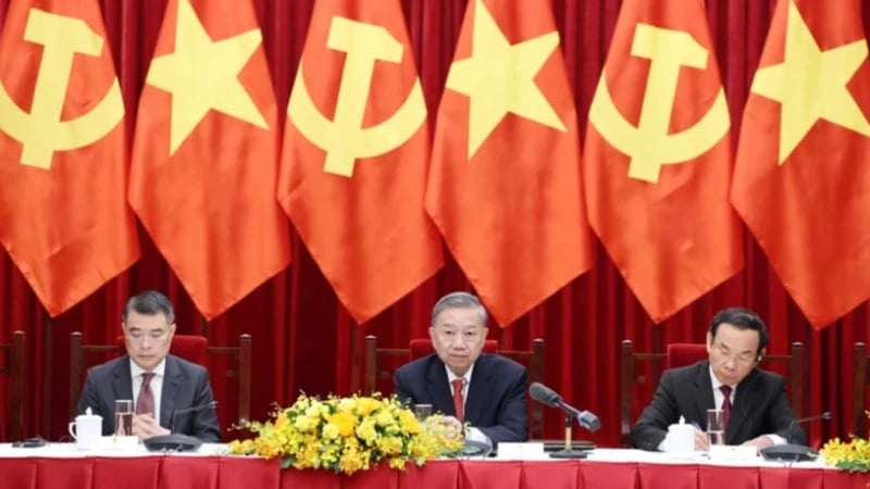 Tổng Bí thư Tô Lâm tiếp Trưởng đoàn các chính đảng các nước