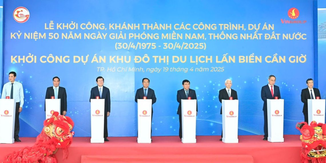 Khởi công dự án Khu đô thị du lịch lấn biển Cần Giờ