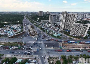 [Ảnh] Cận cảnh hầm chui An Phú sắp thông xe vào tháng 6