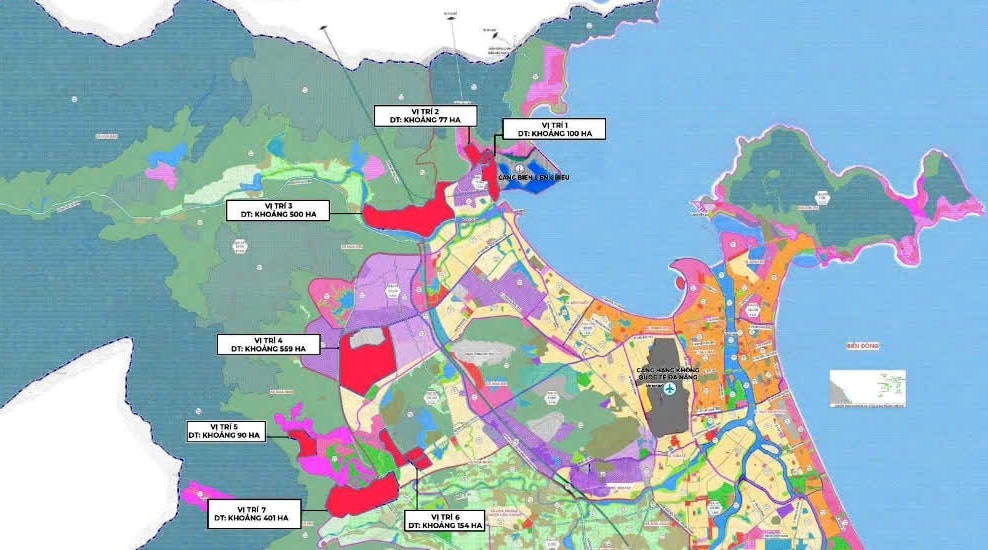 Đà Nẵng điều chỉnh cục bộ quy hoạch chung để quy hoạch 7 vị trí xây dựng khu thương mại tự do