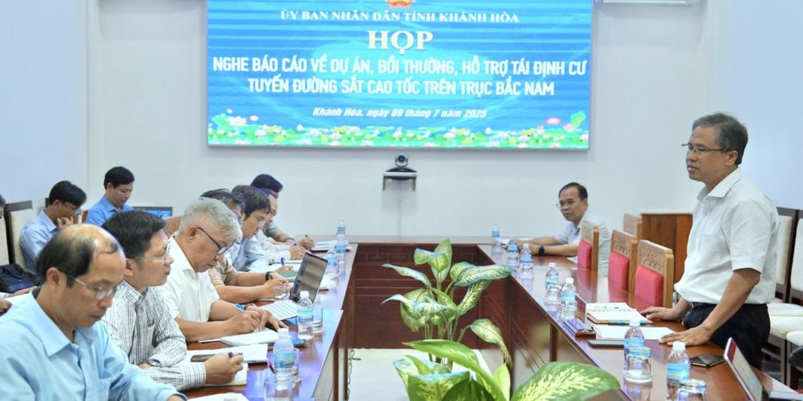 Triển khai các công việc chuẩn bị cho Dự án đường sắt tốc độ cao trên trục Bắc – Nam, đoạn qua tỉnh Khánh Hòa