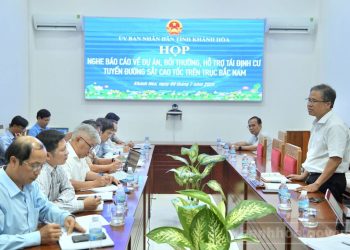 Triển khai các công việc chuẩn bị cho Dự án đường sắt tốc độ cao trên trục Bắc – Nam, đoạn qua tỉnh Khánh Hòa