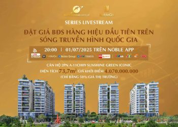 Sunshine Group livestream đặt giá căn hộ vào 1/7 chỉ với giá khởi điểm bằng 50% giá thị trường