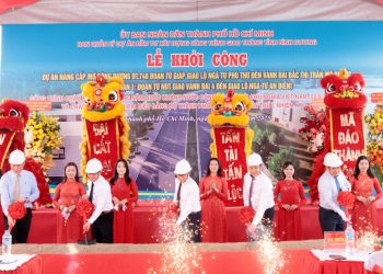 Khởi công dự án nâng cấp, mở rộng đường ĐT.748 và xây dựng hầm chui tại nút giao ngã năm Phước Kiến