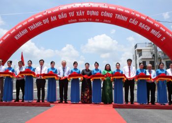 Khánh thành cầu Rạch Miễu 2 nối Đồng Tháp với Vĩnh Long