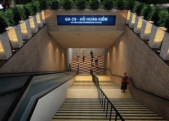 Tuyến metro số 2 sẽ có nhà ga ngầm đặc biệt 4 tầng sát hồ Gươm