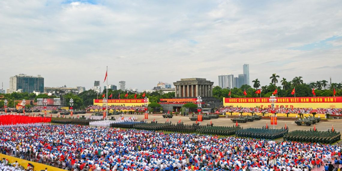 [Ảnh] Những hình ảnh ấn tượng buổi tổng duyệt lễ diễu binh, diễu hành kỷ niệm 80 năm Quốc khánh