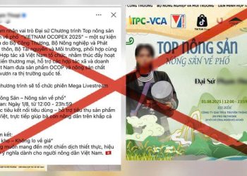 Cục Xúc tiến thương mại không bổ nhiệm/đề xuất cá nhân nào làm Đại sứ Hội chợ VIETNAM OCOPEX 2025