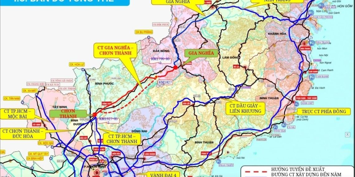 Rà soát diện tích giải phóng mặt bằng cao tốc Gia Nghĩa – Chơn Thành