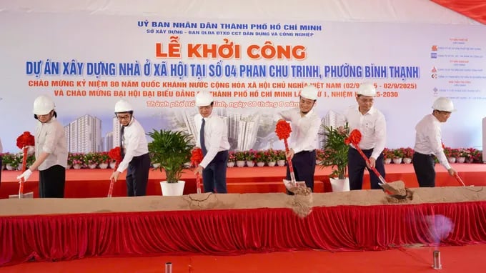 TP.HCM: Khởi công khu nhà ở xã hội hơn 998 tỷ đồng phục vụ tái định cư rạch Xuyên Tâm
