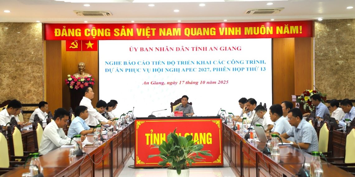 An Giang khẩn trương, ưu tiên và tạo “luồng xanh” triển khai các công trình, dự án phục vụ Hội nghị APEC 2027