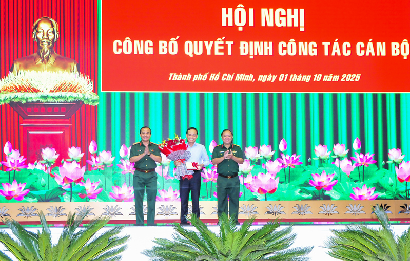 Ông Trần Lưu Quang giữ chức Bí thư Đảng ủy Quân sự TPHCM