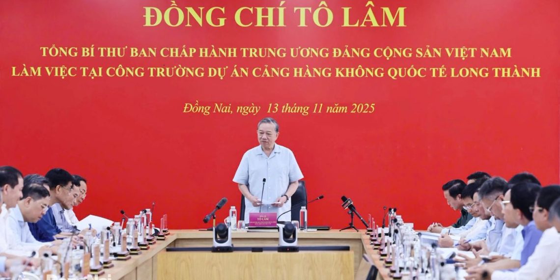 Tổng Bí thư Tô Lâm: Sân bay Long Thành là công trình biểu tượng cho khát vọng phát triển của đất nước