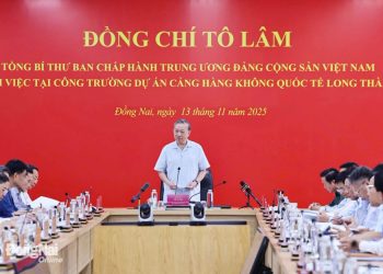 Tổng Bí thư Tô Lâm: Sân bay Long Thành là công trình biểu tượng cho khát vọng phát triển của đất nước
