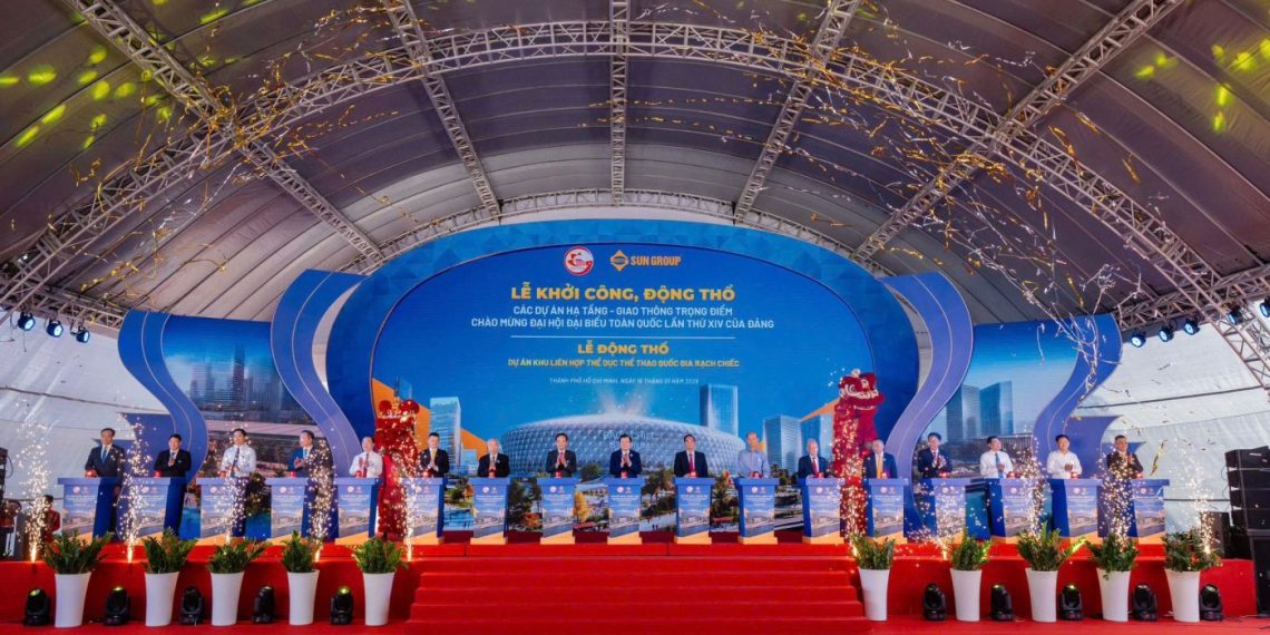 Động thổ dự án Khu liên hợp thể dục thể thao quốc gia Rạch Chiếc