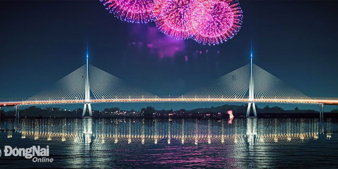 Ngắm phối cảnh cầu Long Hưng kết nối Đồng Nai với Thành phố Hồ Chí Minh