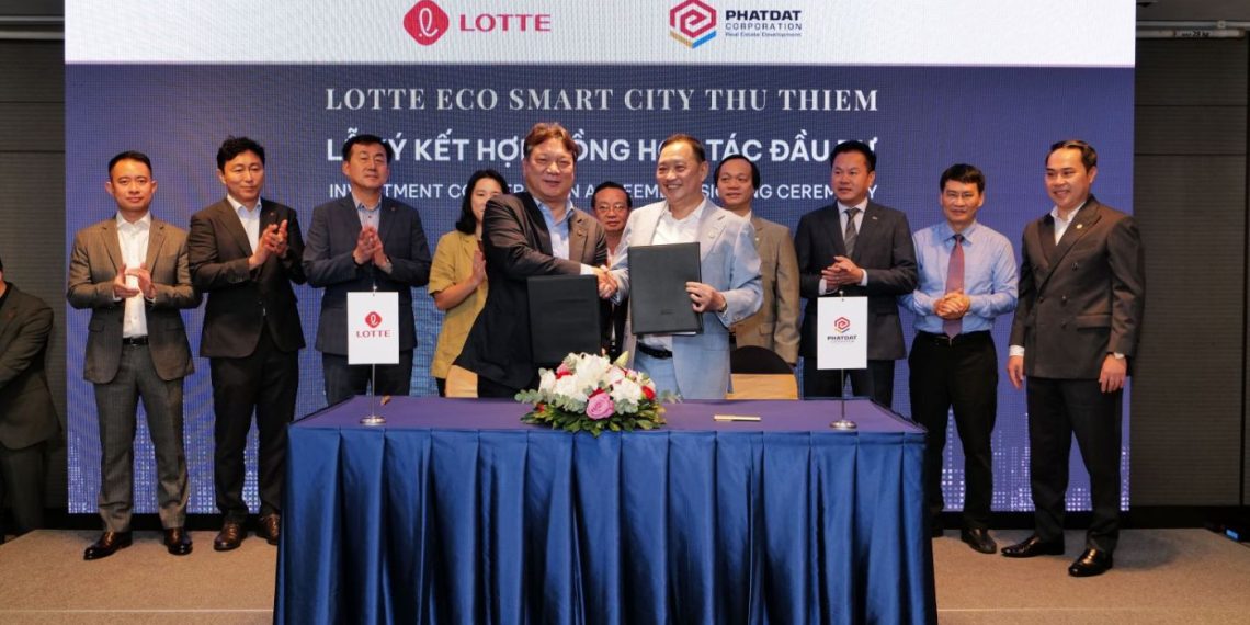 Lotte và Phát Đạt hợp tác đầu tư Dự án Lotte Eco Smart City Thu Thiem