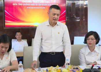 Chủ tịch UBND tỉnh Quảng Ngãi Nguyễn Hoàng Giang làm việc với Tập đoàn Sun Group